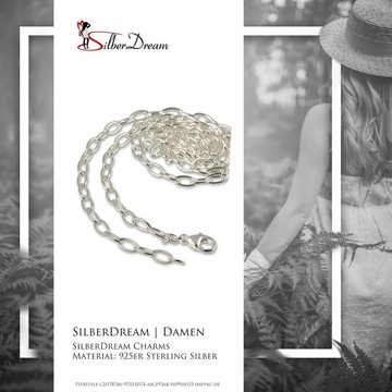 SilberDream Charm-Kette SilberDream Charmskette Charms Halsschmuck (Charmskette), Charmshalsketten ca. 70cm, 925 Sterling Silber, Farbe: silber, Made-In