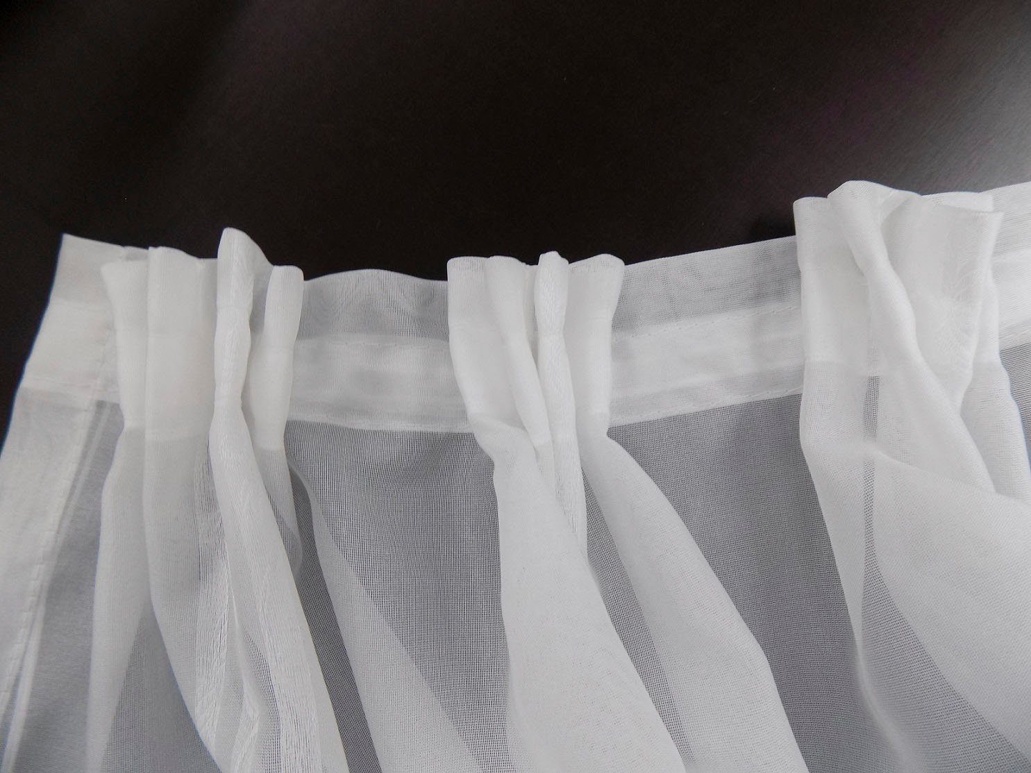 Wirth Vorhang Chloé (1 St), Faltenband, halbtransparent, Store