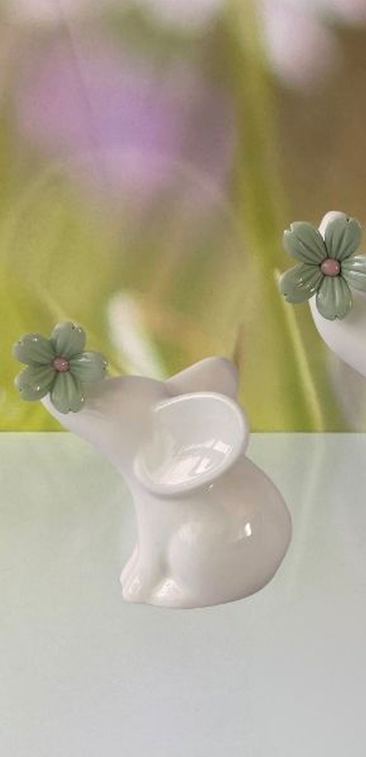 TIZIANO - DESIGN & EMOTIONS Tierfigur Deko Elefant Leon mit Blüten in verschiedenen Farben