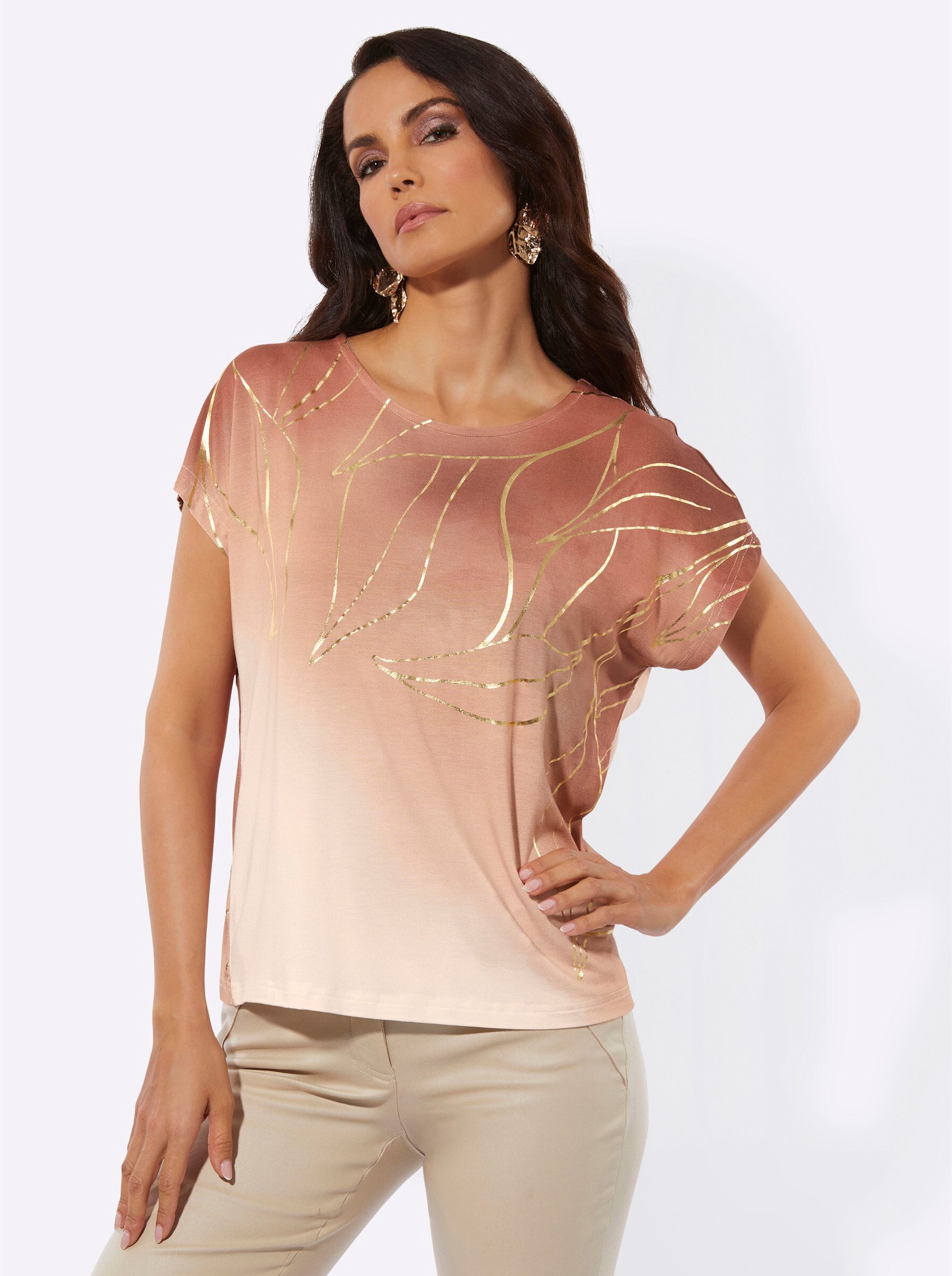 creation L T-Shirt Druck-Shirt Kurzarm – Bild 4 von 5