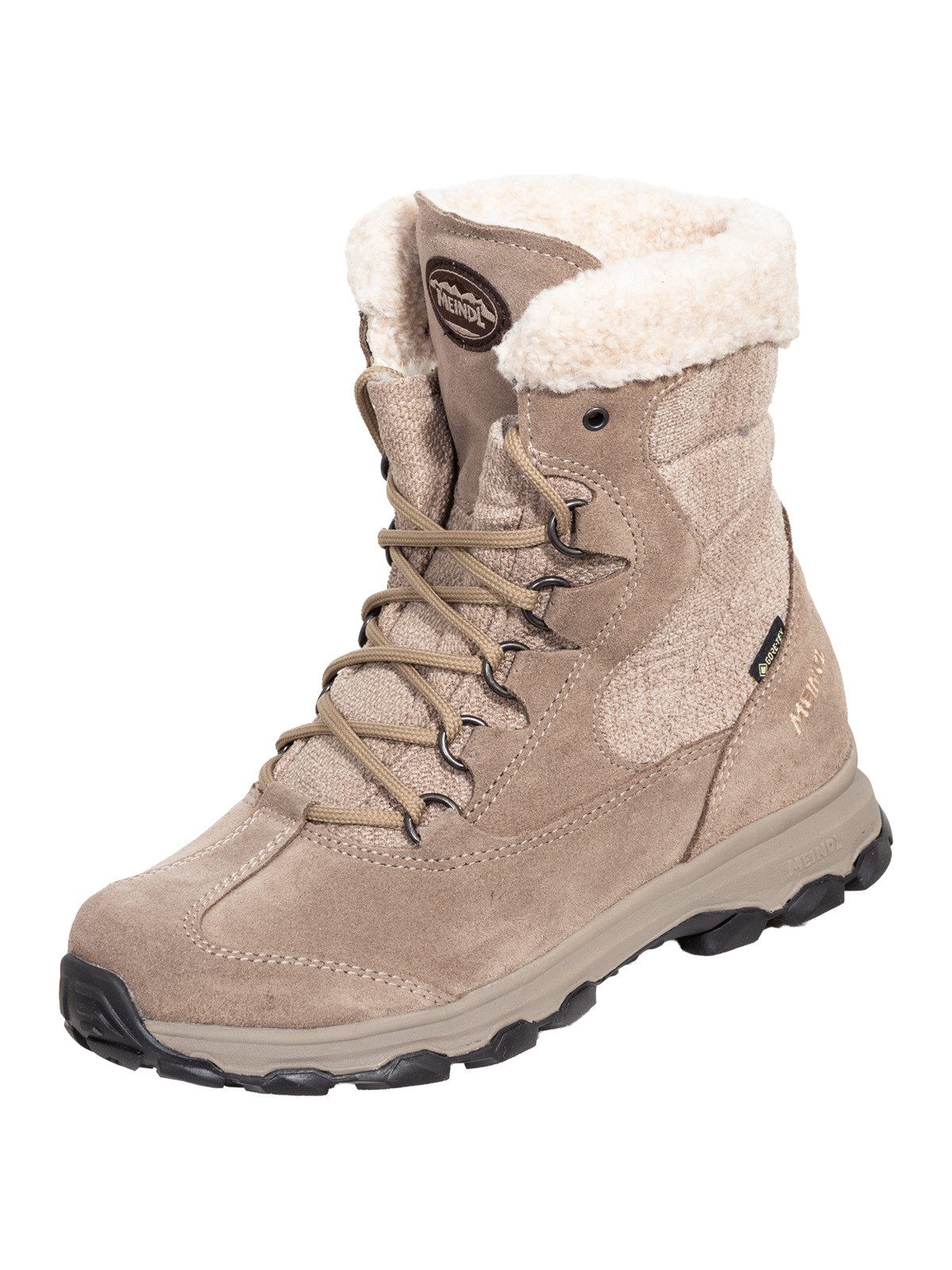 Meindl Meindl Civetta Lady 2 GTX beige Stiefel Sportlicher Damen-Winterstiefel mit GORE-TEX® Webpelzfutter