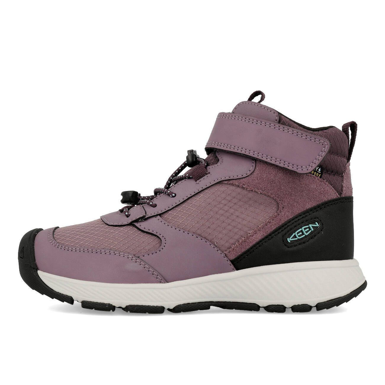 Keen Keen Skua Mid WP Y Kinderschuh Black Plum Plum Perfect Winterstiefel