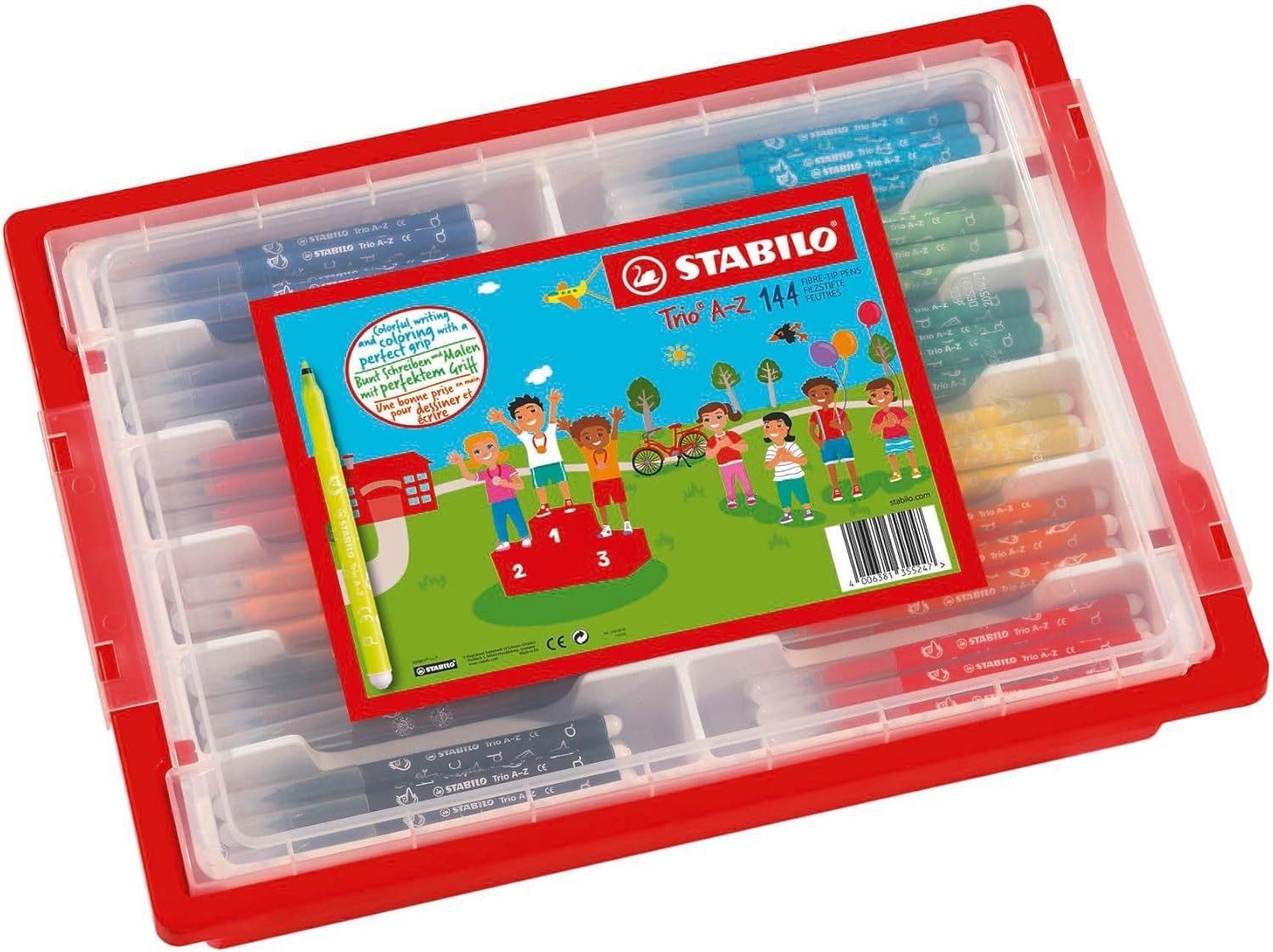 STABILO Filzstift STABILO Filzstifte Trio A-Z, 144er Box