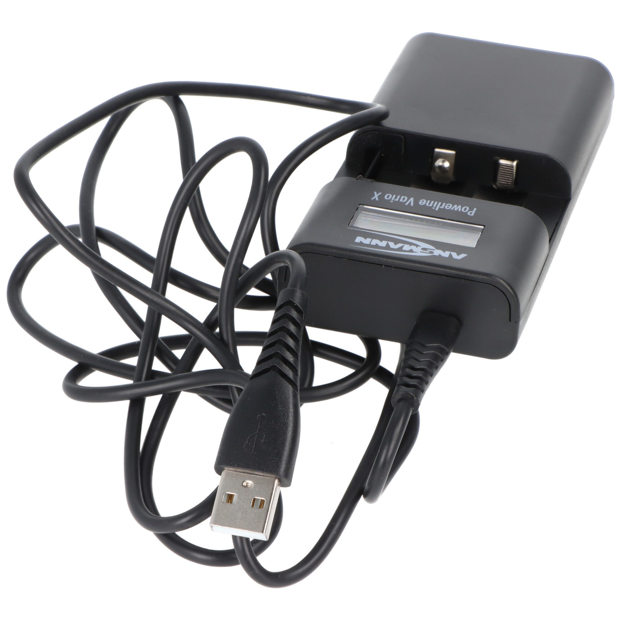 ANSMANN AG Universalladegerät Ansmann Powerline Vario mit verschiebbaren Ladekon Akku-Ladestation