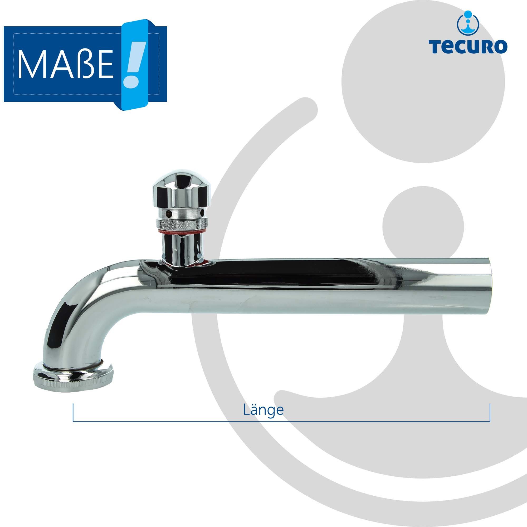 tecuro Siphon Abgangsbogen 90° mit Rohrbelüfter für Siphon Geruchsverschluss – Bild 5 von 5