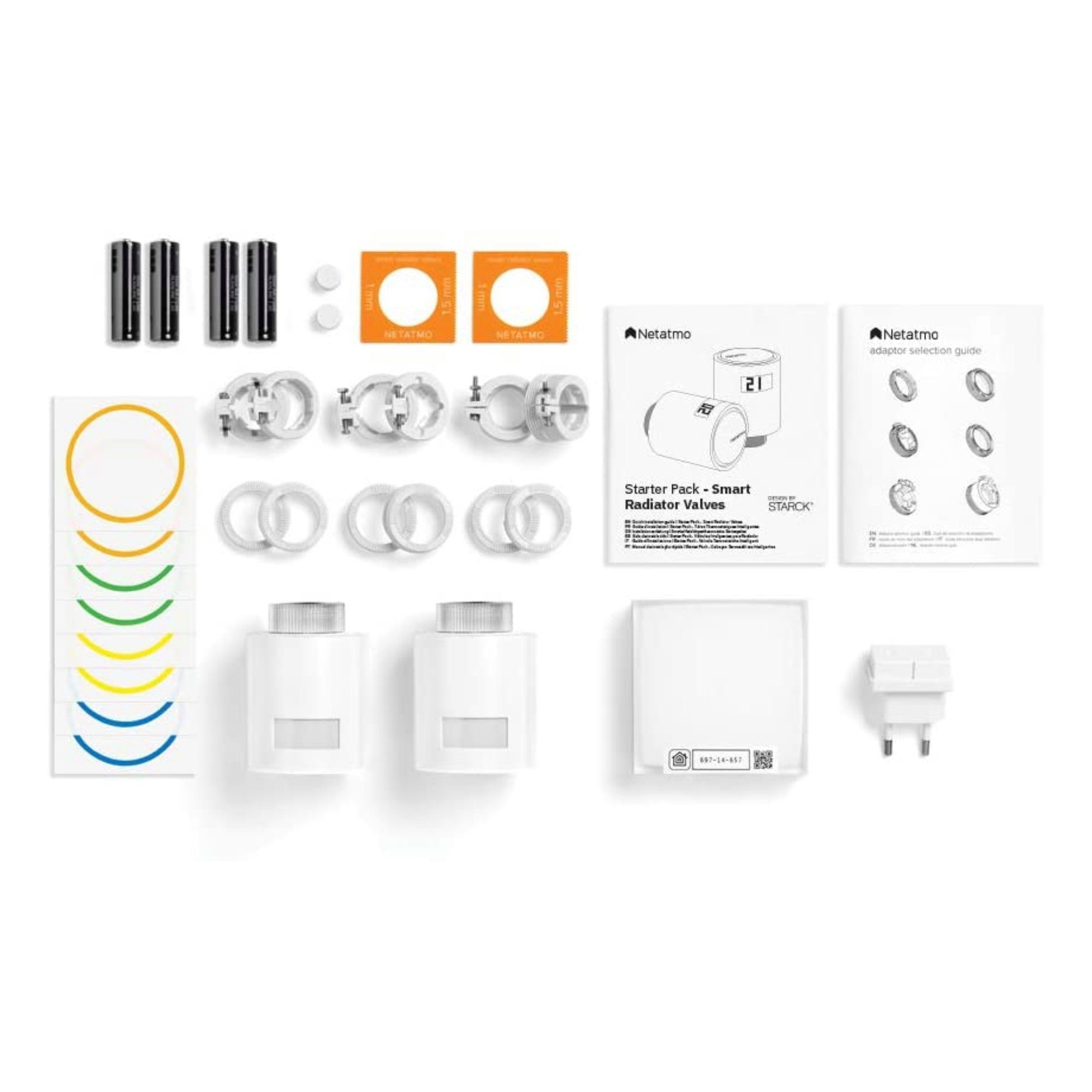 Heizkörperthermostat Starter-Pack - 2x Heizkörperthermostate Netatmo Thermostat inkl. Relay Smarte