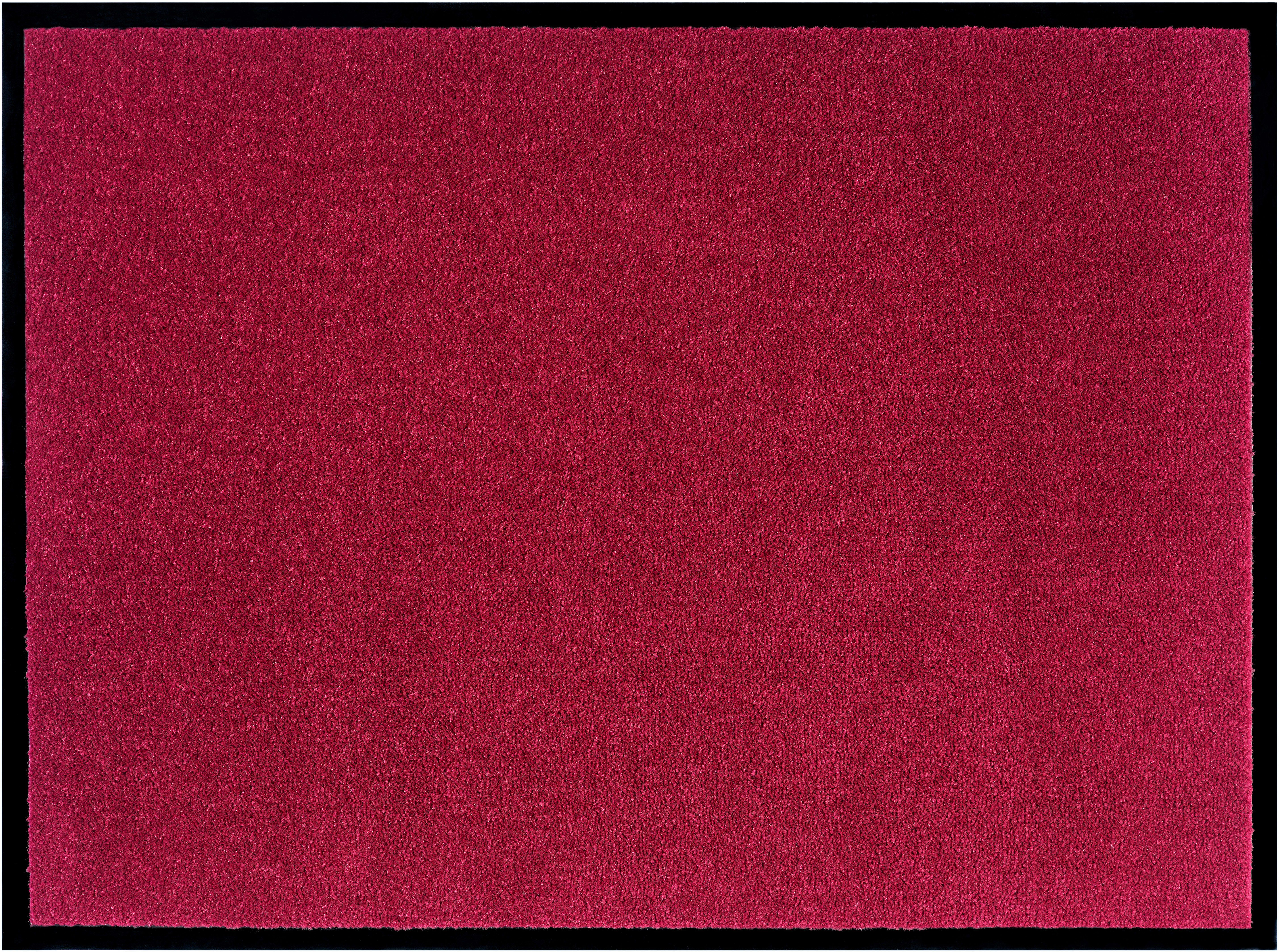 Fußmatte Triton, Home affaire, rechteckig, Höhe: 7 mm, waschbar, Uni-Farben-Design, rutschfest, robust, pflegeleicht rot