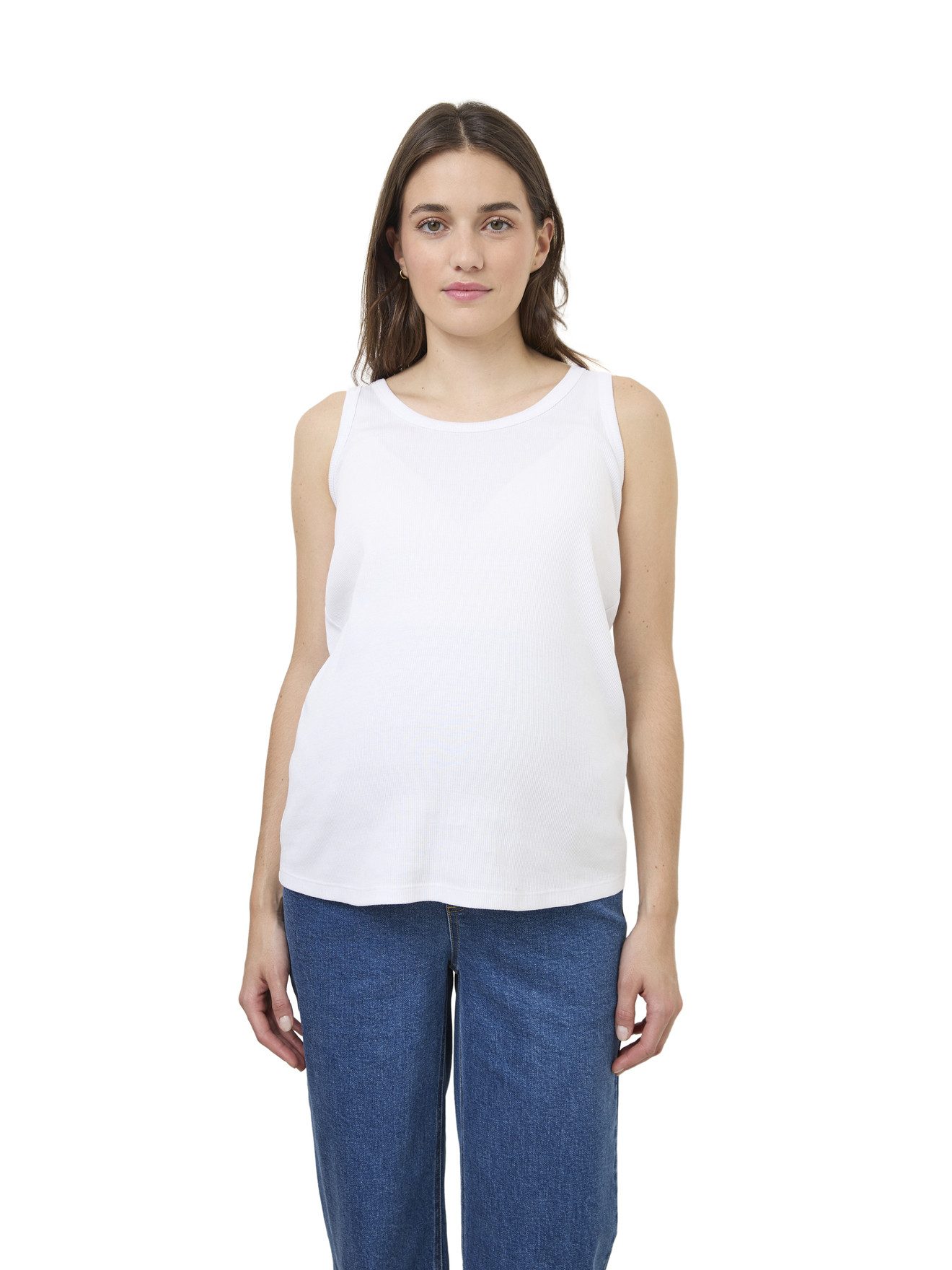 vertbaudet Stilltop Umstands-Tops aus Ripp, Bio-Baumwolle 2er-Pack