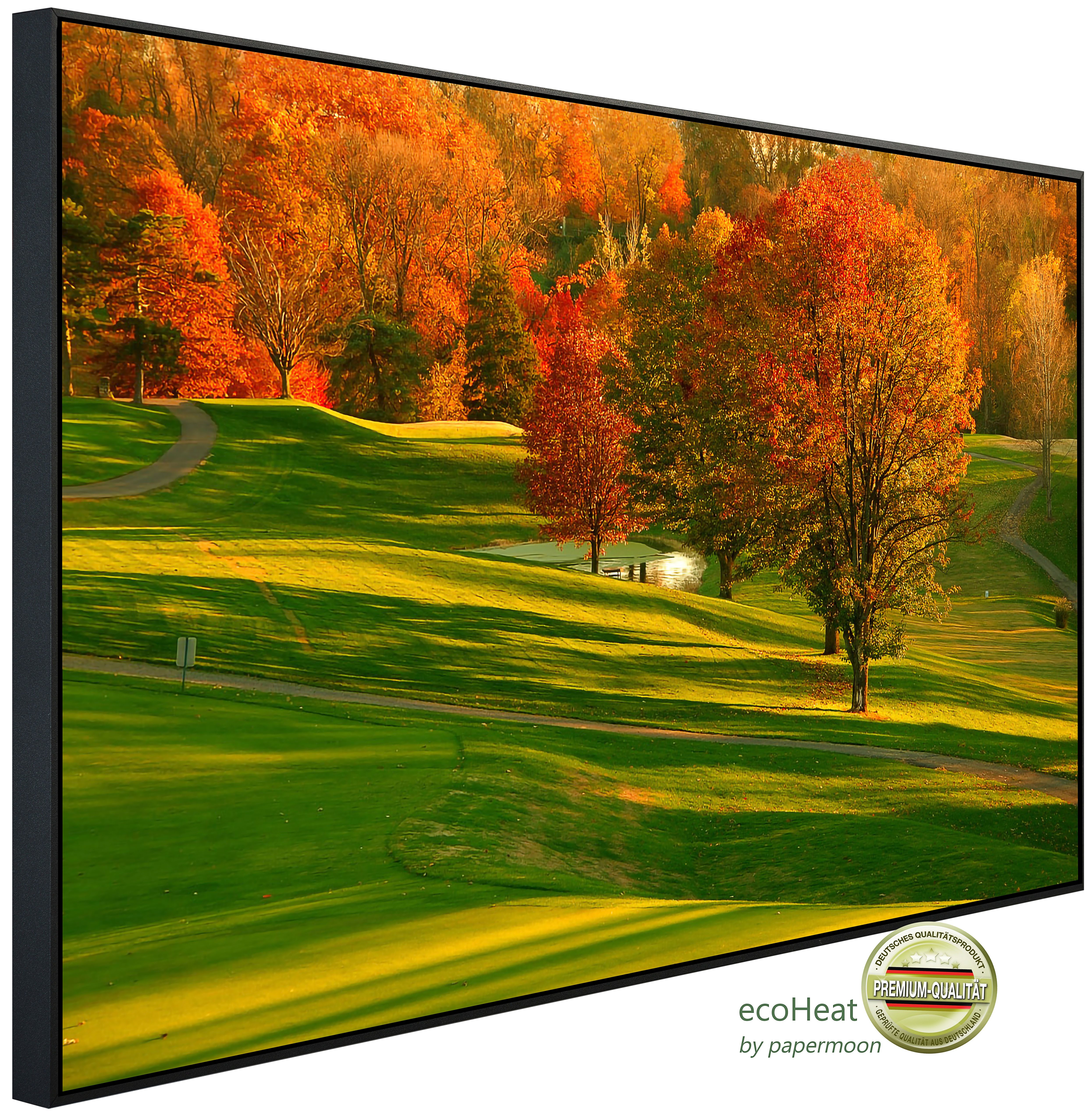 Papermoon Infrarotheizung INFRAROT-BILD-HEIZUNG, Herbst Feld, TÜV-Rheinland/GS zertifiziert, angenehme Strahlungswärme