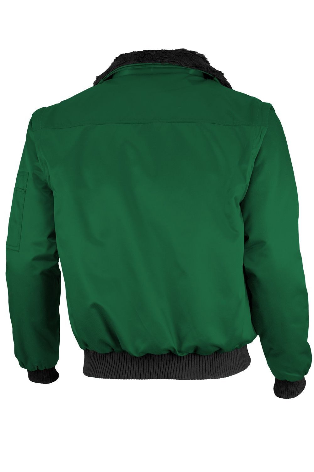 Qualitex Workwear Pilotenjacke Arbeitsjacke Herren 4-in-1 Pilotenjacke mit abtrennbaren Ärmeln (1-St) Robuste Winter- & Übergangsjacke mit 7 praktischen Taschen