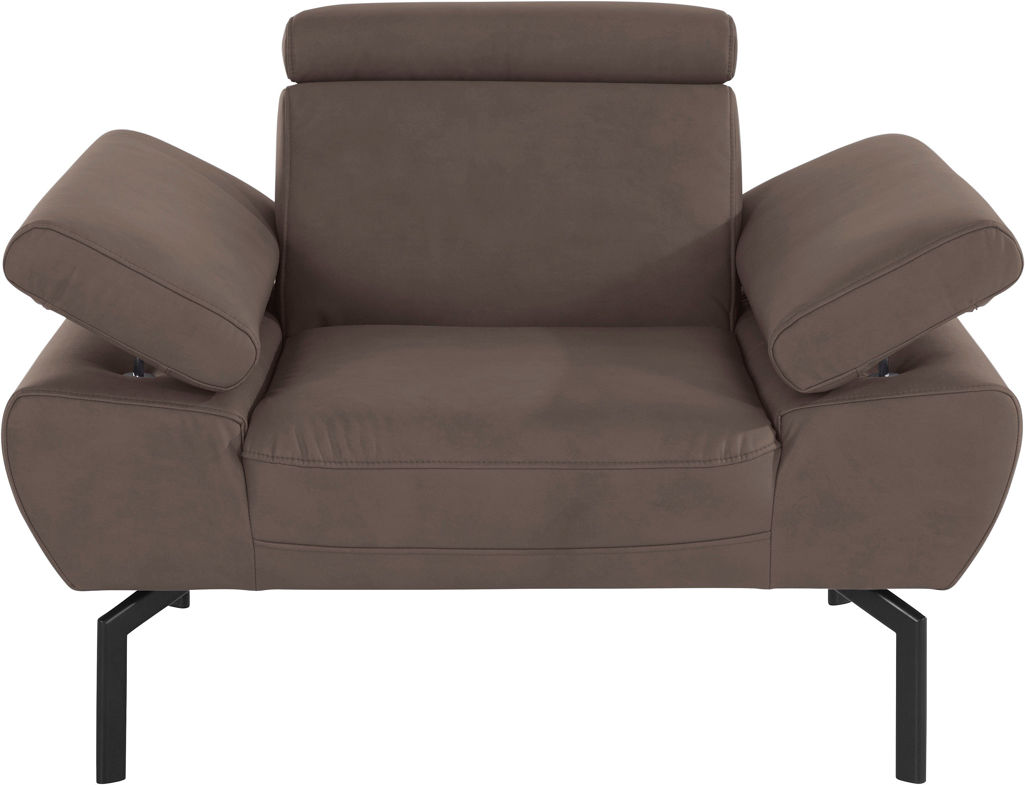 Luxus, of Style mit Lederoptik Luxus-Microfaser Places wahlweise Trapino in Sessel Rückenverstellung,
