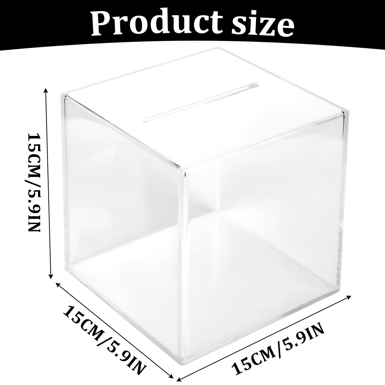 BlingBin Spardose Spardose Transparent Acryl Sparschwein günstig online kaufen