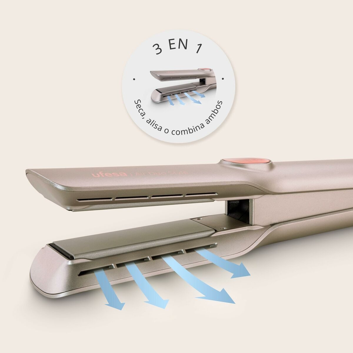 Ufesa Lockenstab Lockenstab Haarglätter Glätteisen UFESA 60406157 Schwarz