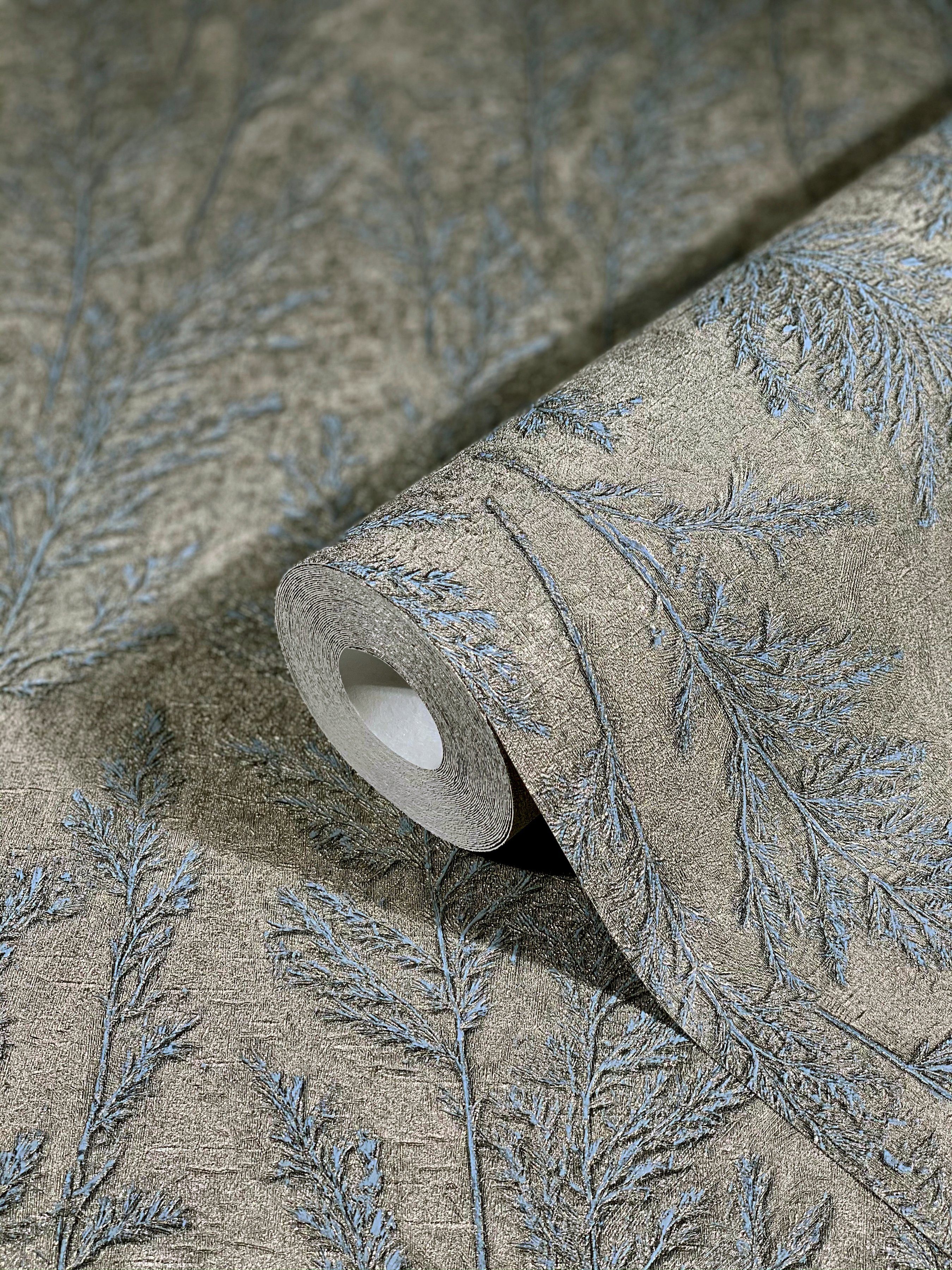 Marburg Vliestapete, Wald, botanisch, floral, (1 St), moderne Tapete für Wohnzimmer Schlafzimmer Küche