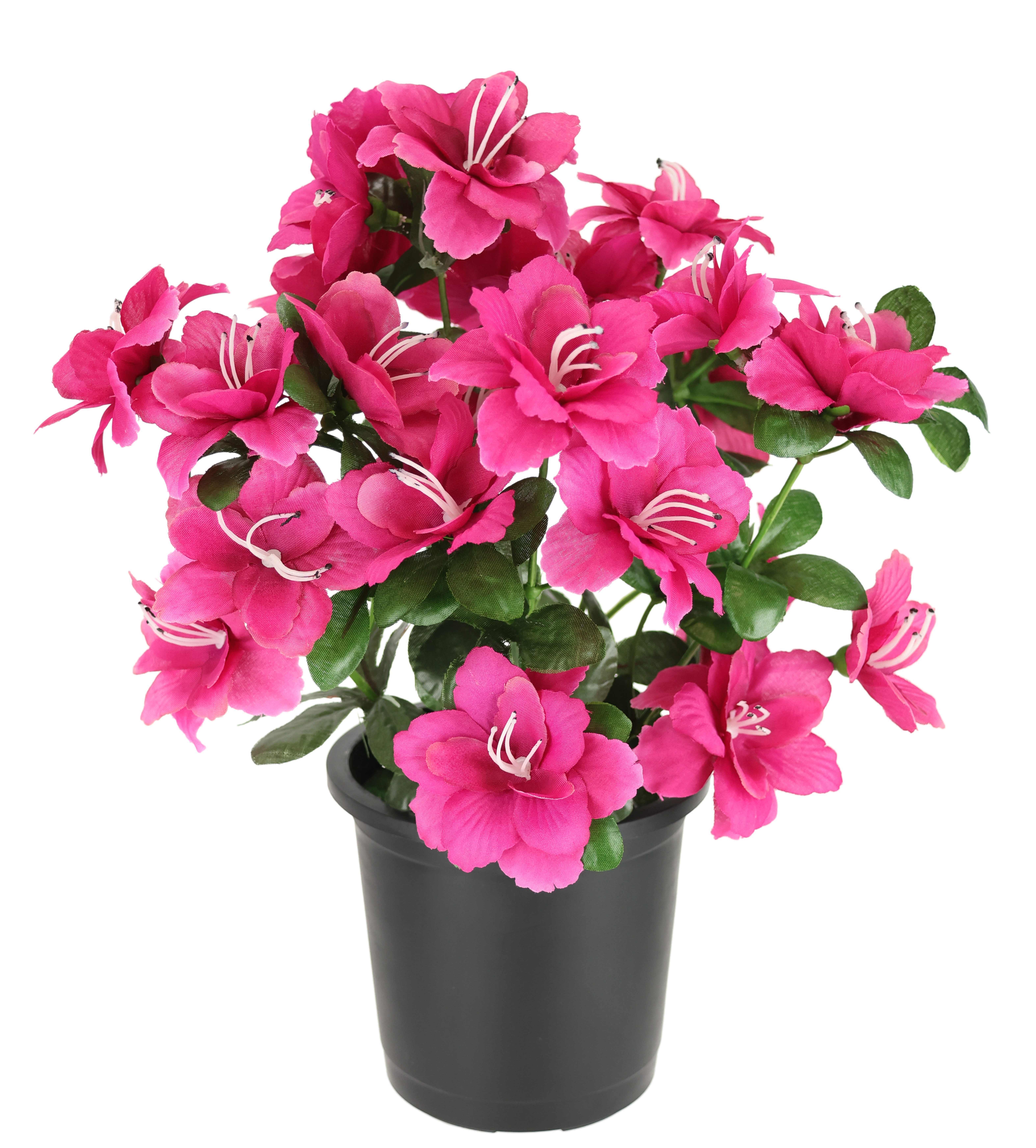Kunstblume Kunstblume Azaleen im Topf, I.GE.A., Höhe 29 cm, Blume Kunstpflanze Blumendeko Tischdeko Zimmerpflanze