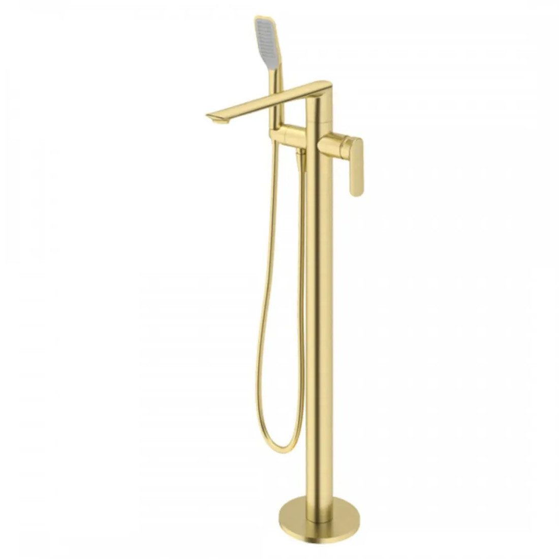 TRIZERATOP Wannenarmatur Freistehende Badewannenarmaturen Gold gebürstet (Freistehende Badewannenarmaturen Gold gebürstet, Freistehende Badewannenarmaturen Gold gebürstet)