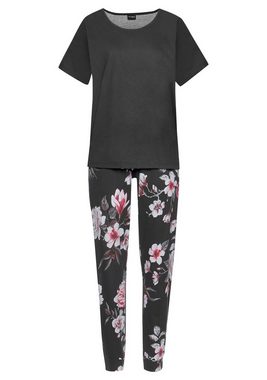 Vivance Dreams Pyjama (4 tlg., 2 Stück) mit Blumendruck