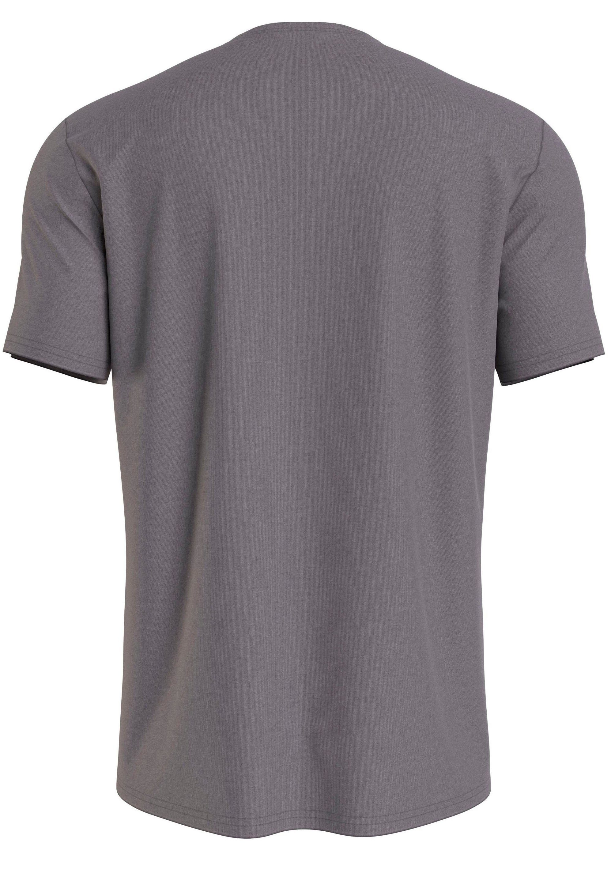 CREW Brust T-Shirt NECK Underwear Calvin mit Klein Logodruck auf der S/S