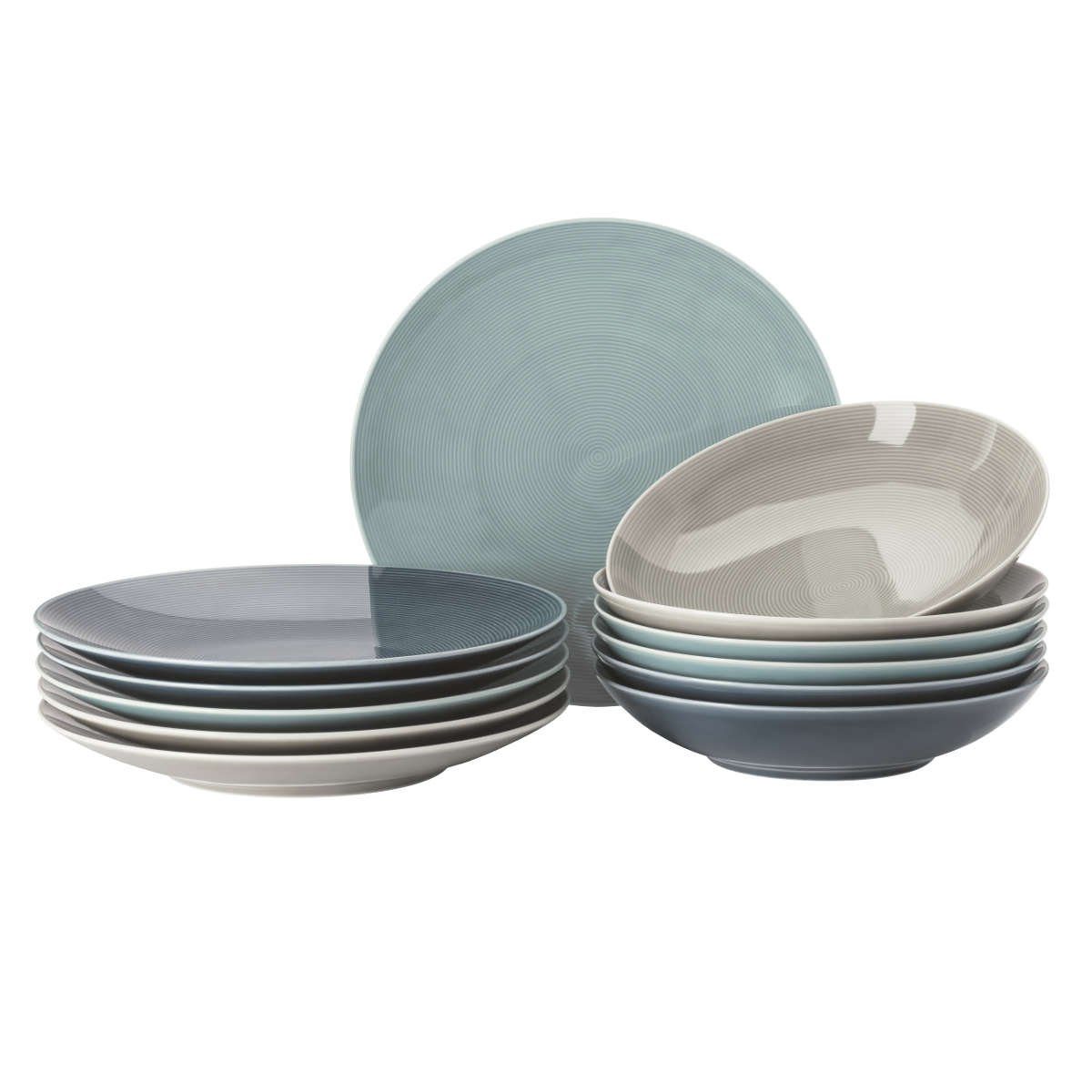 Thomas Porzellan Tafelservice Loft Colour Mixed, Porzellan