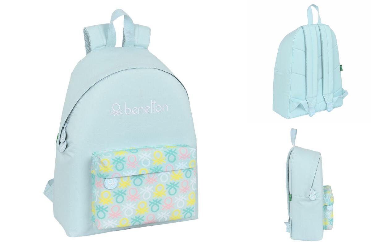 United Colors of Benetton Rucksack Kinder-Rucksack Benetton Fantasy Celeste 33 x 42 x 15 cm