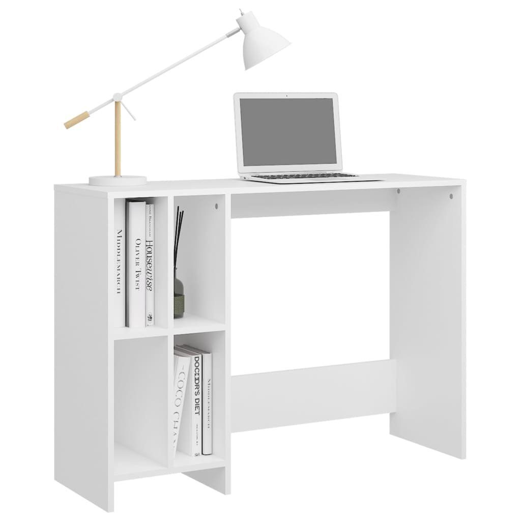 Weiß Computertisch cm | Weiß Weiß 102,5x35x75 Holzwerkstoff Schreibtisch vidaXL