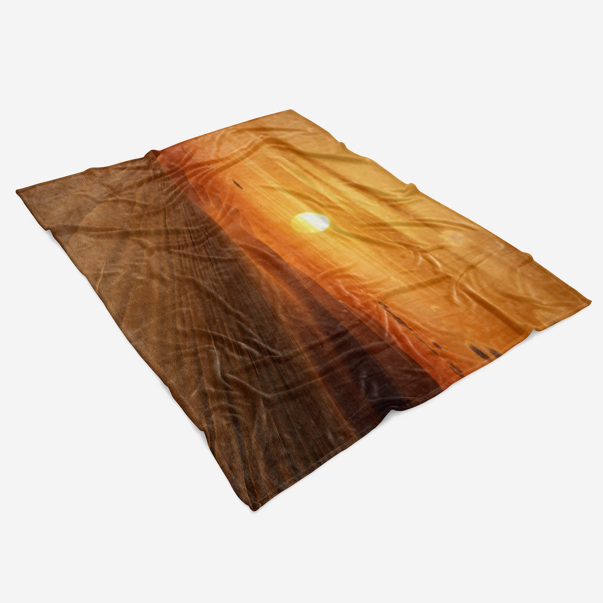 Fotomotiv Wüste Sonne, Sinus mit (1-St), Sahara Art Saunatuch Handtuch Handtuch Baumwolle-Polyester-Mix Kuscheldecke Strandhandtuch Handtücher