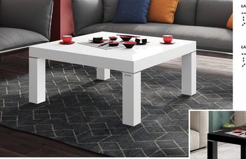 designimpex Couchtisch Design Couchtisch H-222 Weiß Hochglanz Highgloss Tisch