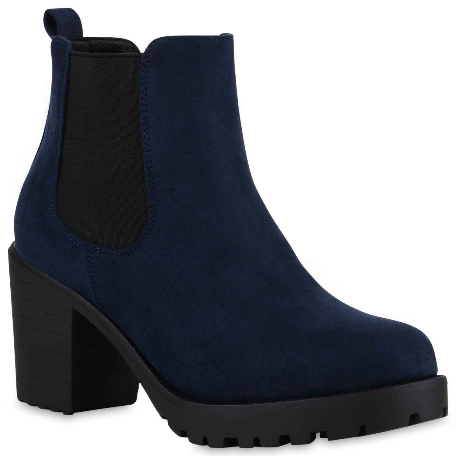 VAN HILL 61152338 SM H365A(Duplicate) Damen Stiefeletten Navy 38 Chelseaboots Schuhe