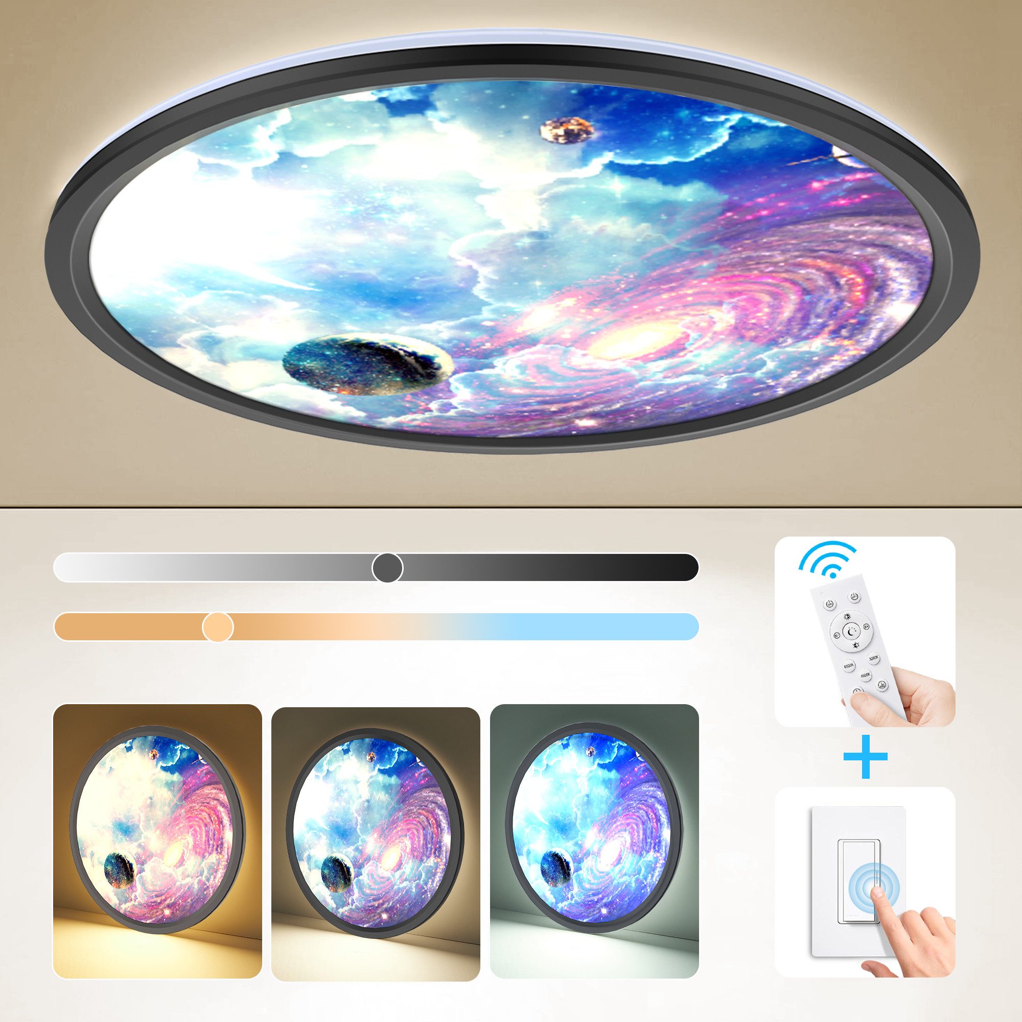BRAIDOL Deckenleuchten Led Deckenlampe Ultra Dünn günstig online kaufen