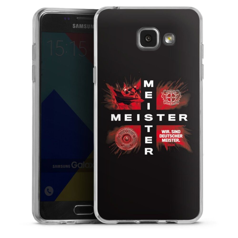 DeinDesign Handyhülle Bayer 04 Leverkusen Meister Offizielles Lizenzprodukt, Samsung Galaxy A5 (2016) Silikon Hülle Bumper Case Handy Schutzhülle