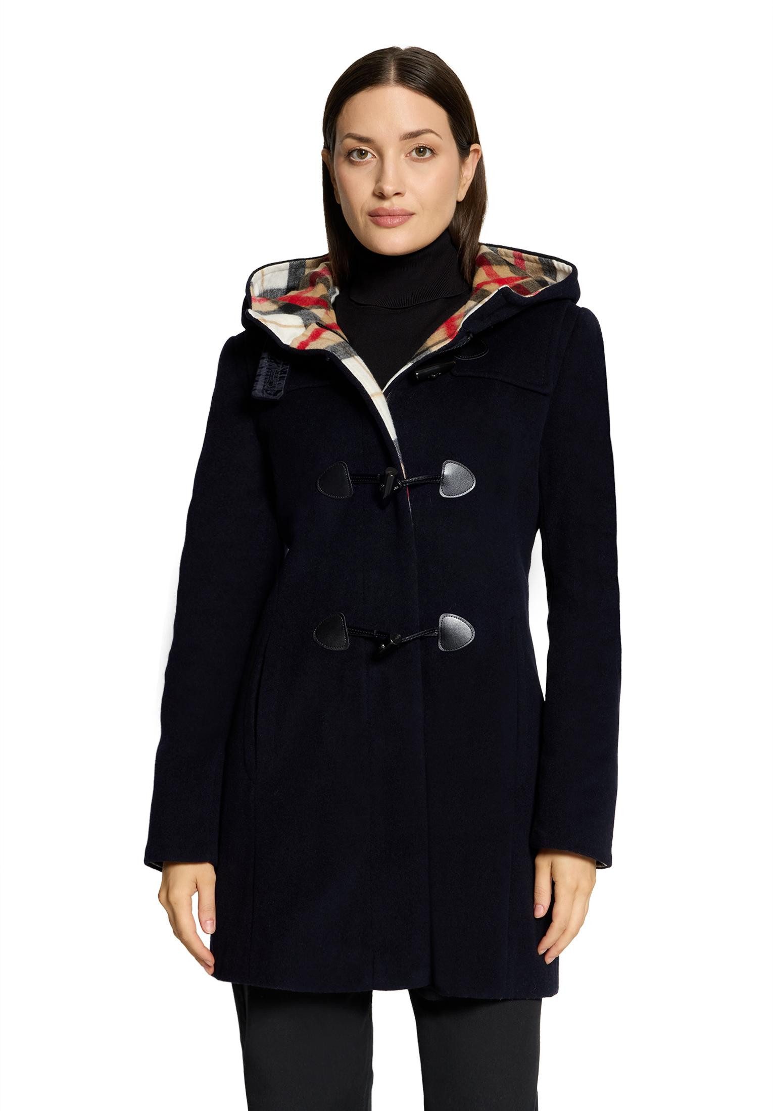 Gil Bret Dufflecoat Dufflecoat mit Kapuze und Wolle/Kaschmir