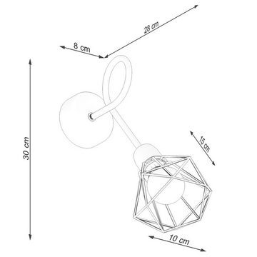 SOLLUX lighting Wandleuchte ARTEMIS, ohne Leuchtmittel, Verteiltes Licht