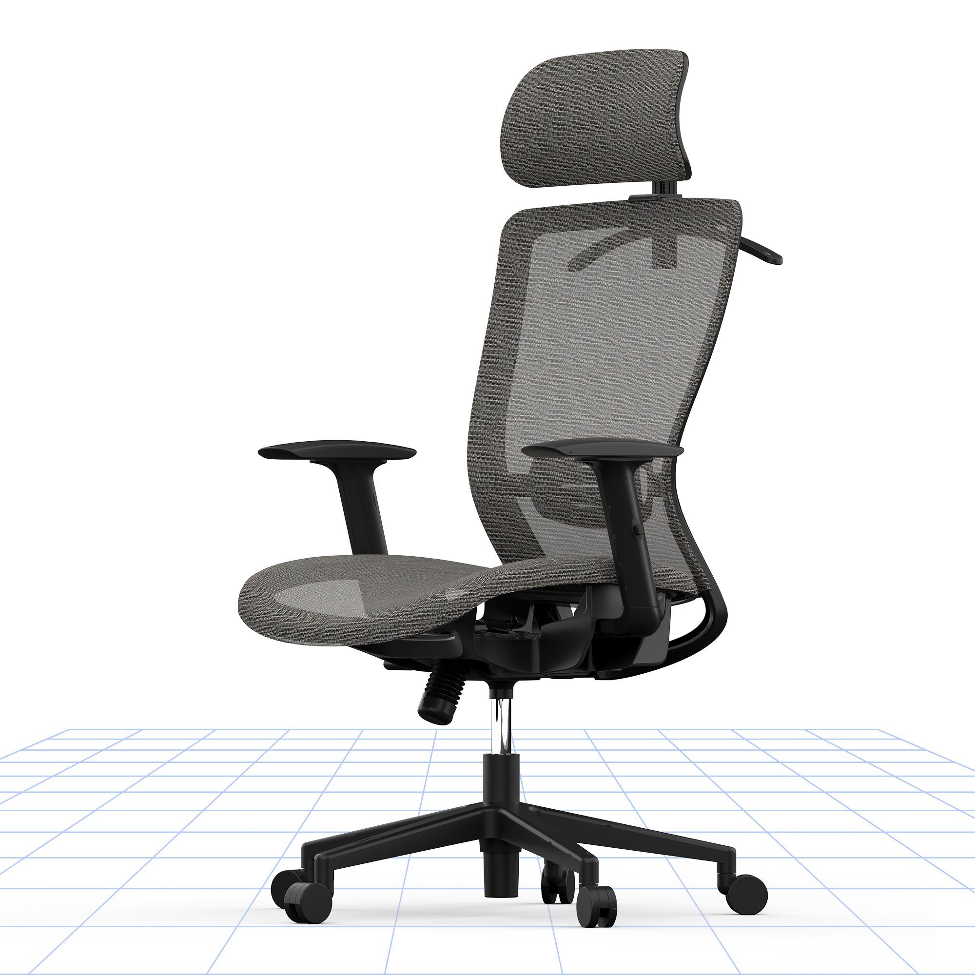 FLEXISPOT Bürostuhl OC3 (OC3B, 1 St), Chefsessel, Kopfstütze, Verstellbarer Stuhl Chefsessel