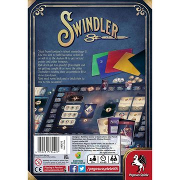 Pegasus Spiele Spiel, Familienspiel 59057E - Swindler Edition Spielwiese English Edition GB, Familienspiel