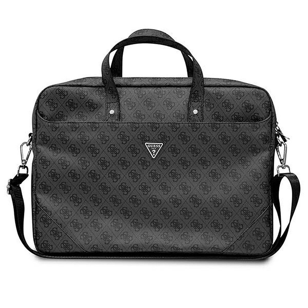 Guess Laptoptasche Notebooktasche Businesstasche Aktentasche (Spar-Set, 1-tlg., 42 x 31 x 4 cm elegant), Laptopfach bis 16 Zoll, Trolleyband, Schultergurt