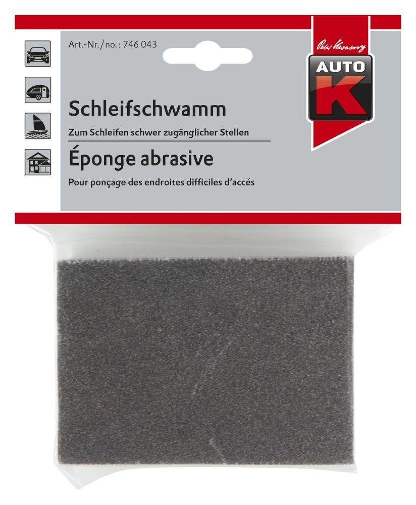 Auto-K Schleifpapier Auto-K Schleifschwamm 3 x 13 x 16,6 cm, nass &