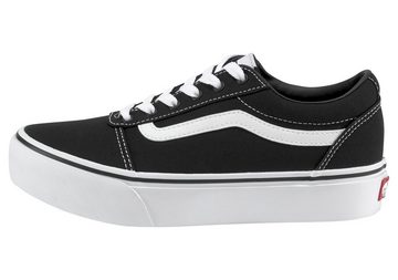 Vans Ward Platform Plateausneaker aus textilem Canvas-Material