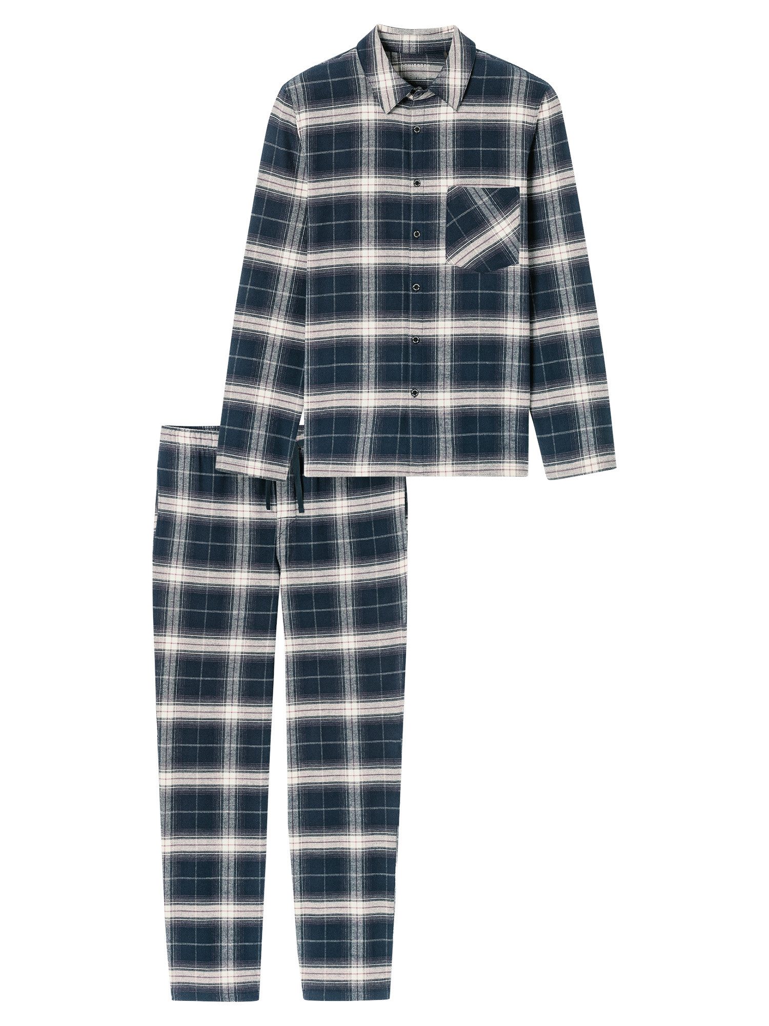 Schiesser Pyjama Selected Premium Warming (2 günstig online kaufen