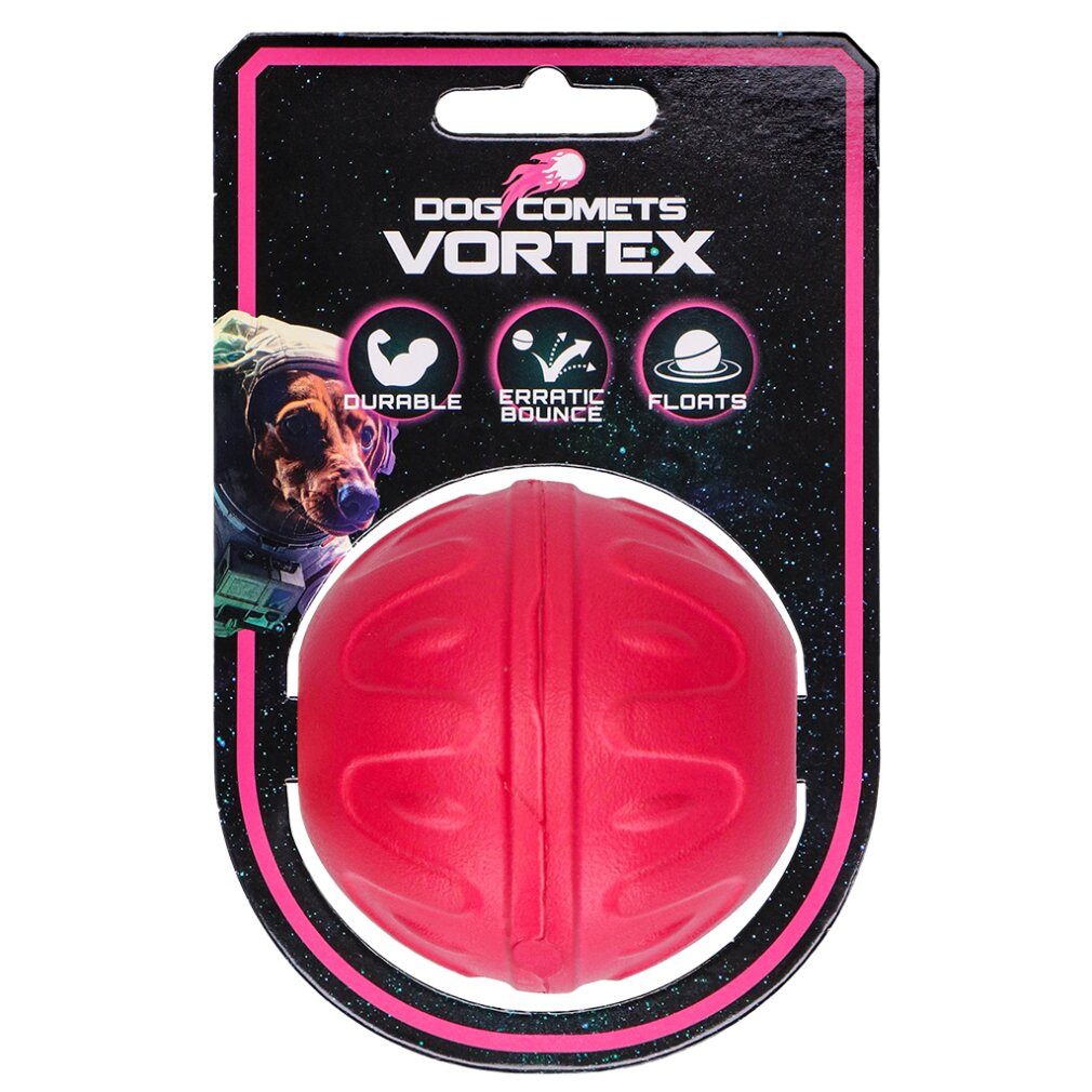 Holland Animal Care Tierquietschie Dog Comets Vortex bal Rosa