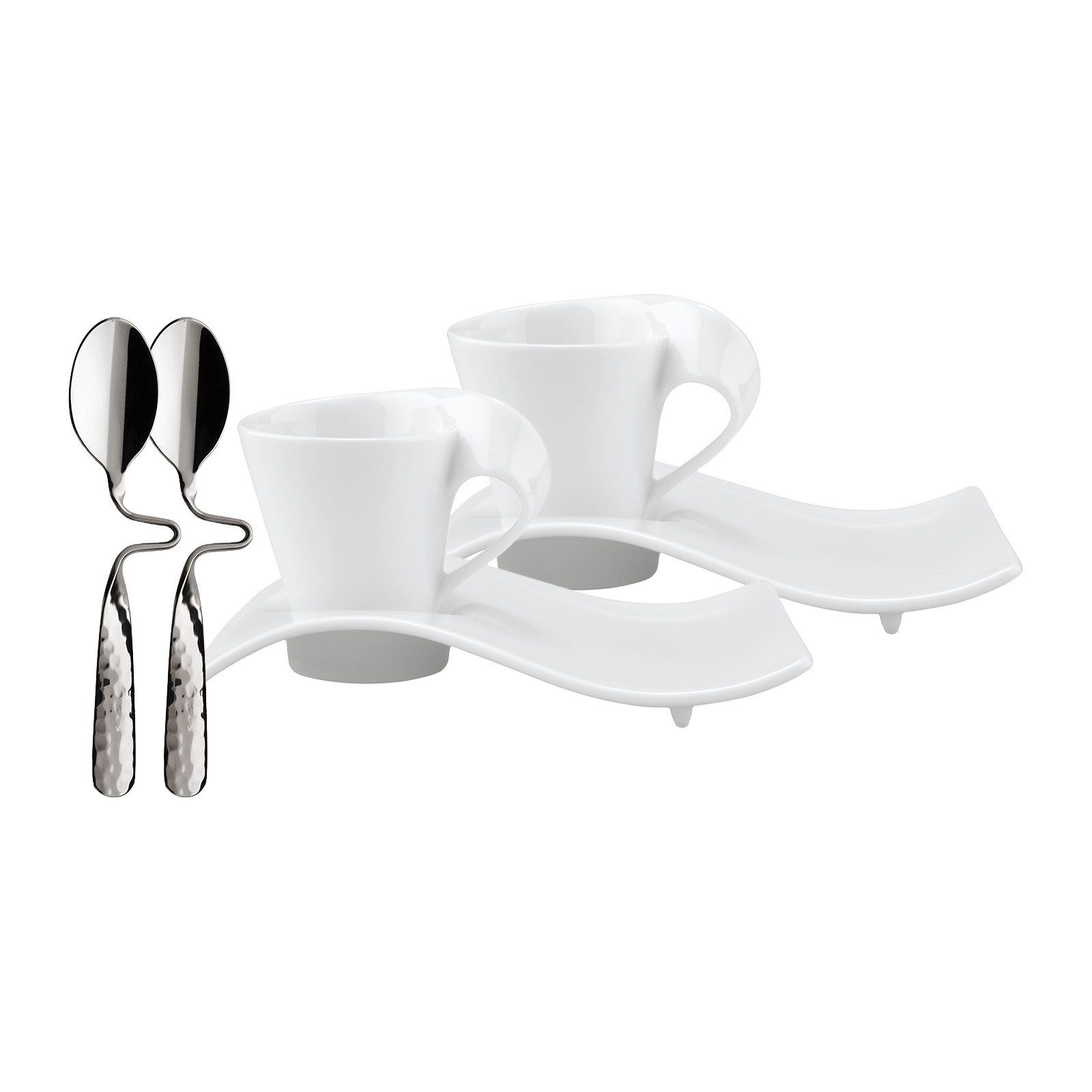 Villeroy & Boch Tasse NewWave Espresso-Set 50 ml, 6-tlg., Porzellan
