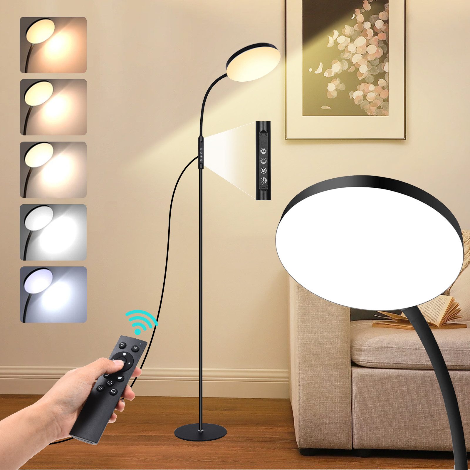 Stehlampe LED Stehleuchte Dimmbar