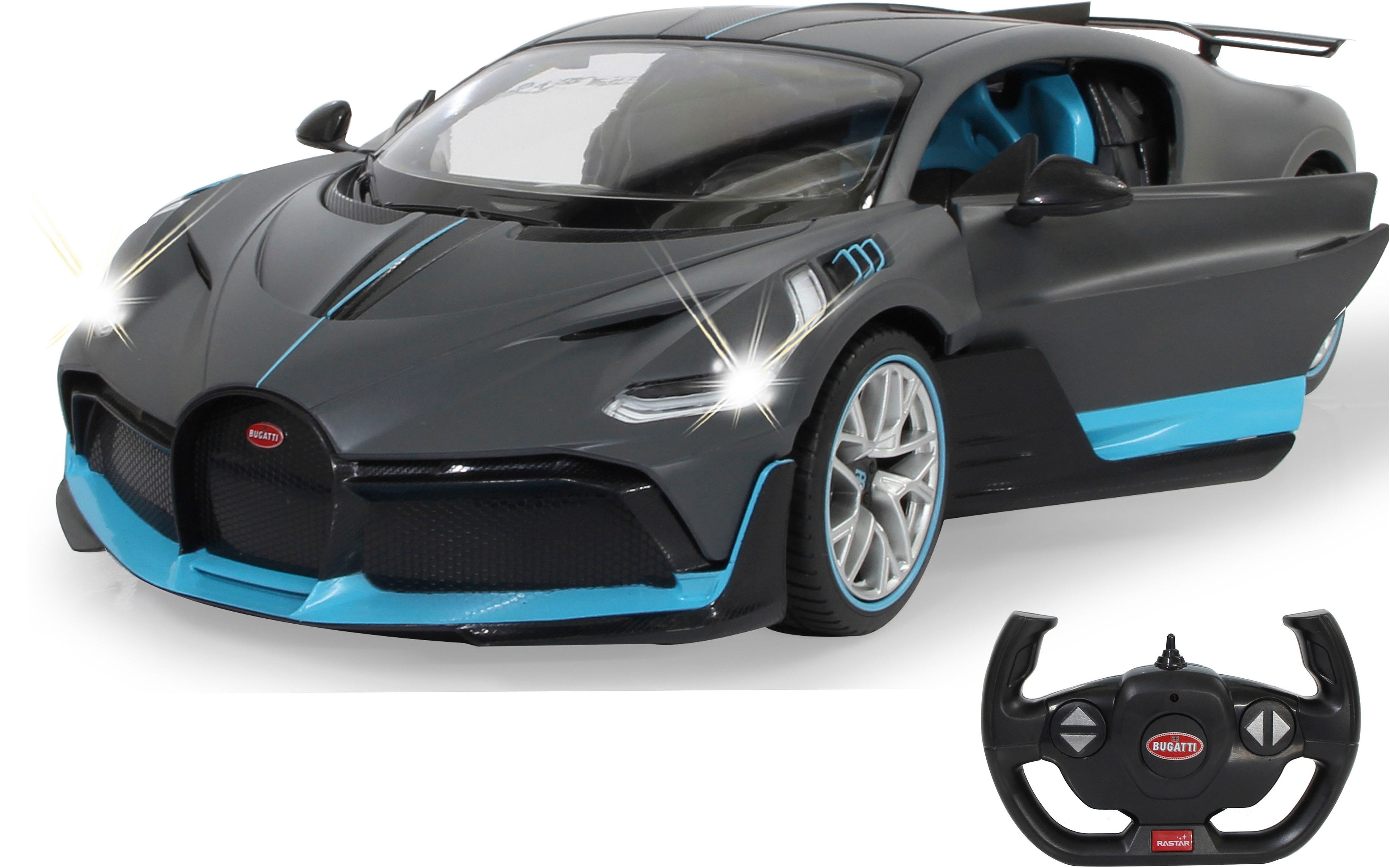 Jamara RC-Auto Deluxe Cars, Bugatti Divo, 1:14, grau, 2,4GHz