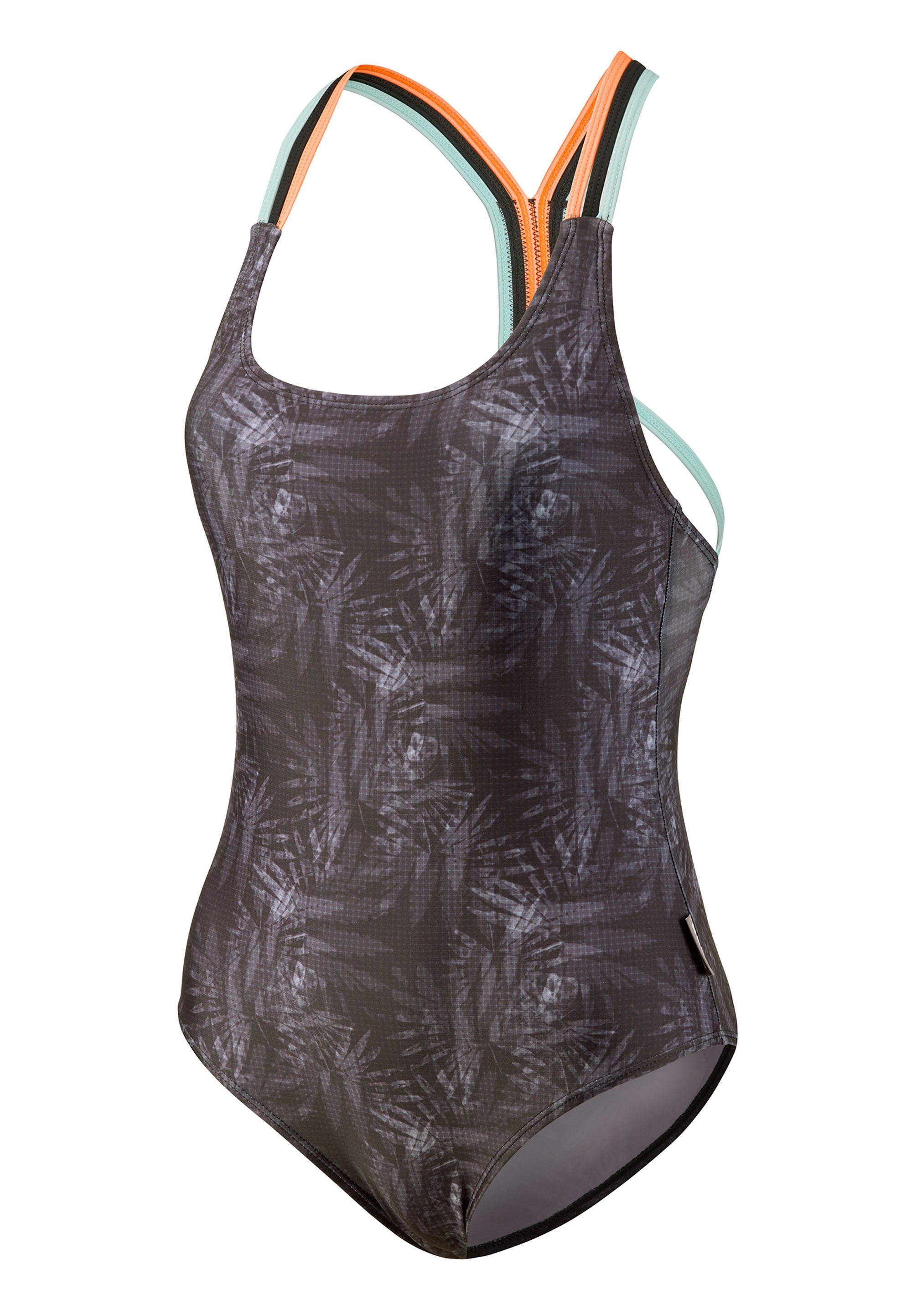 Beco Beermann Badeanzug BEactive Night Jungle Strappy Classic Suit (1-St) mit origineller Trägervariante