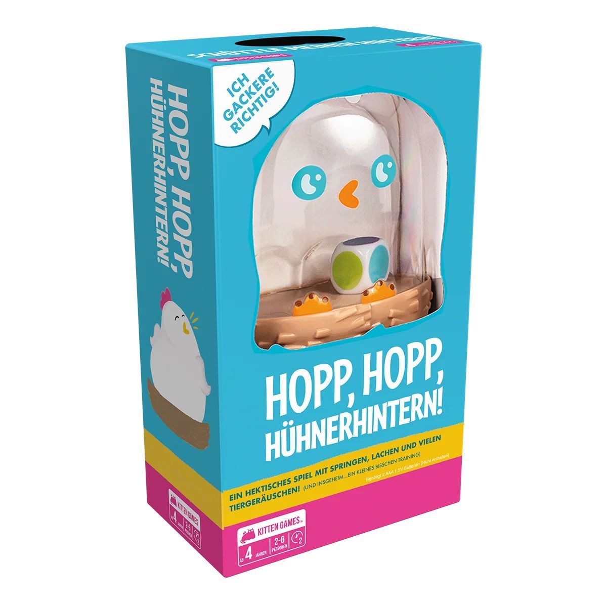 Spiel Hopp, hopp, Hühnerhintern