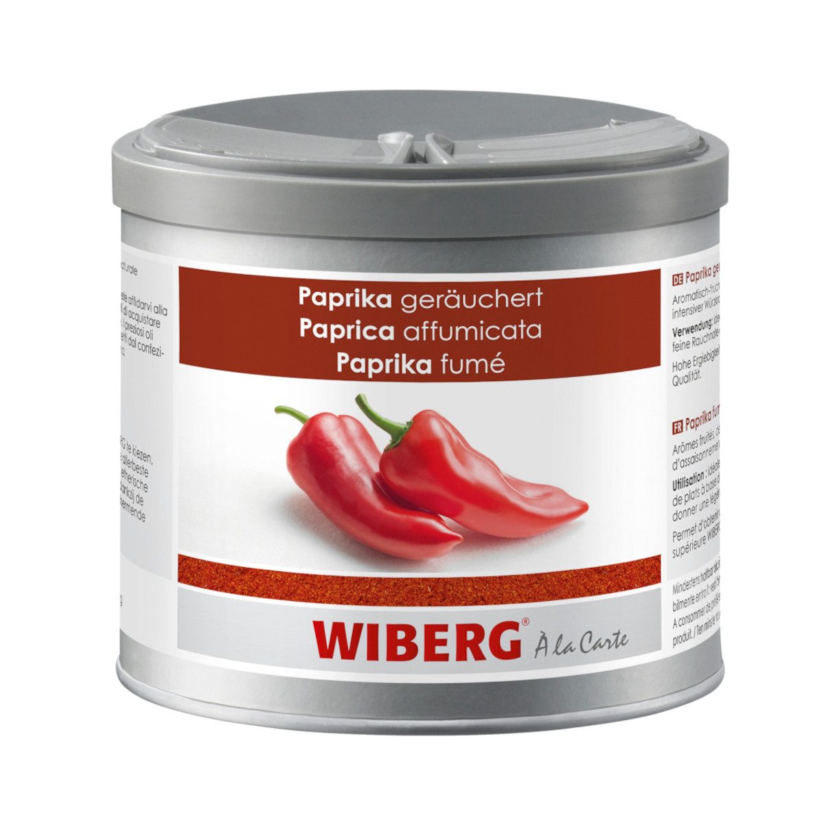 WIBERG Gewürz, Wiberg Paprika geräuchert ein aromatisches Gewürz Packung 270g