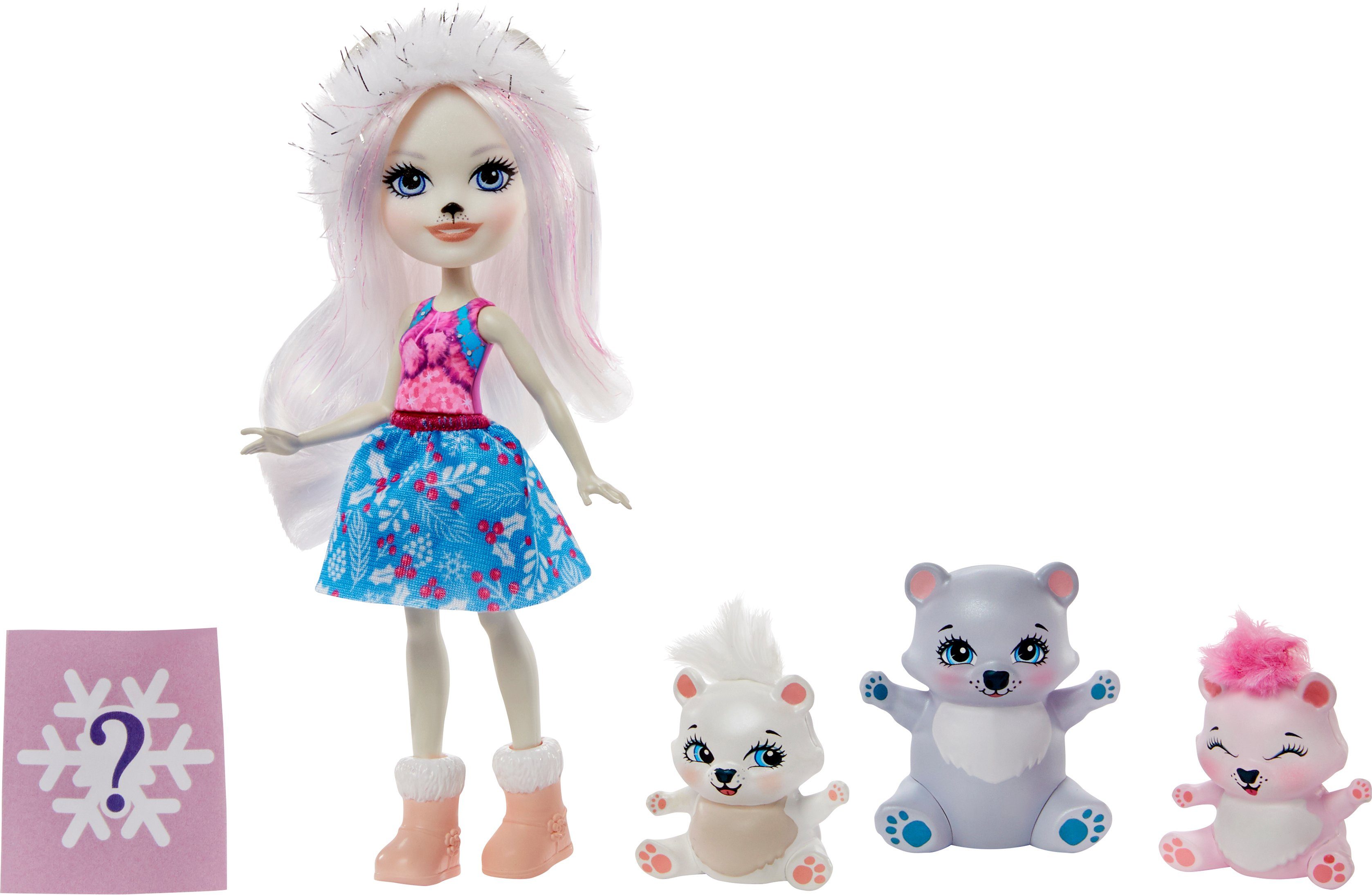 Image of Enchantimals Anziehpuppe »Enchantimals Pristina Polar Bear, Glacier und Familie«