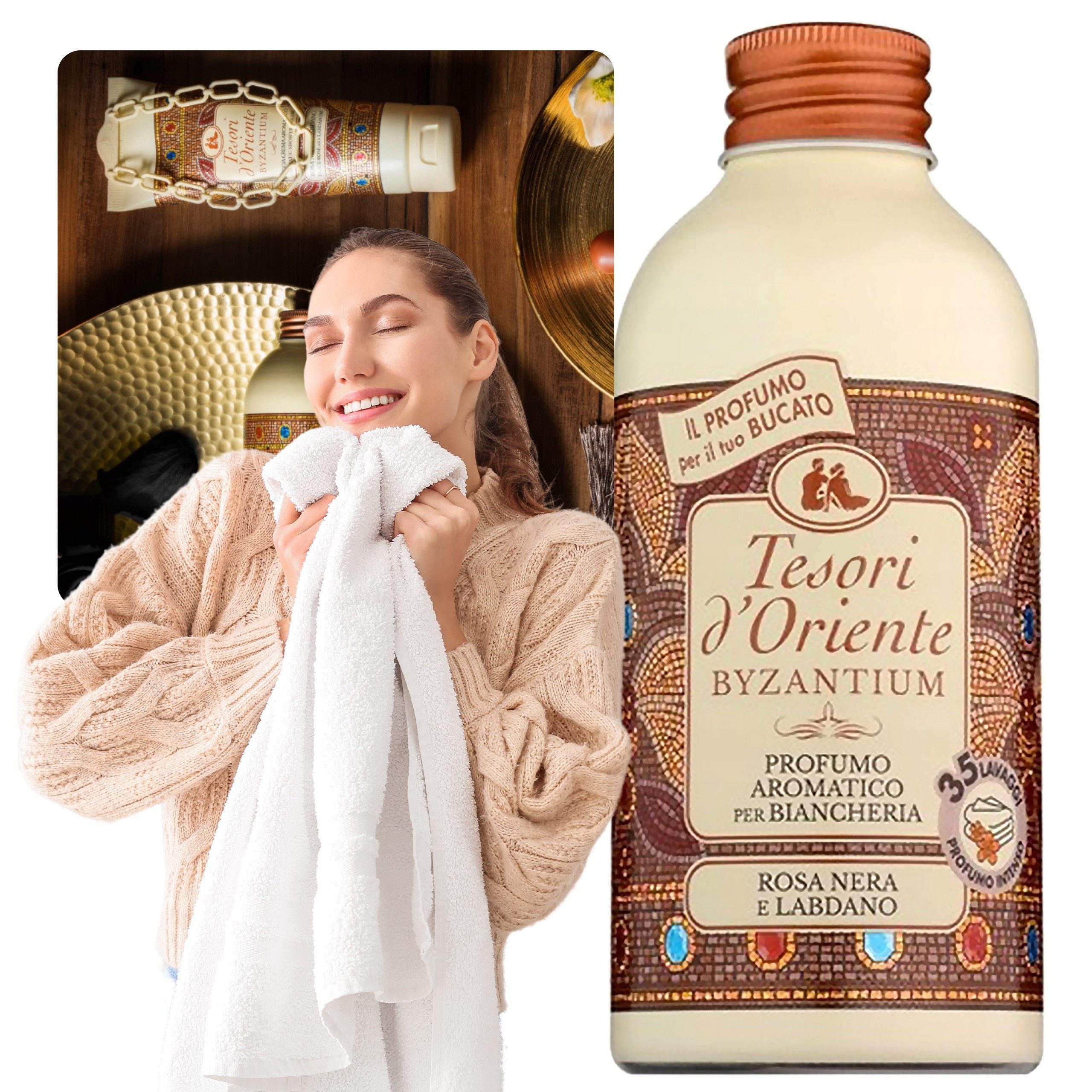Tesori d´Oriente Wäscheparfüm Tesori d'Oriente Byzantium Wäscheparfüm 250 ml (1-St)