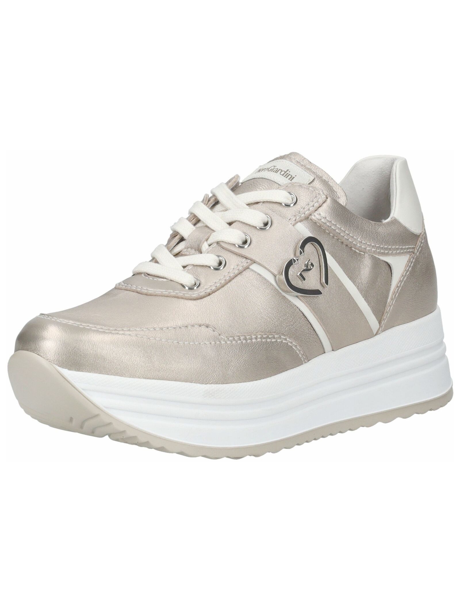 Sneaker Lederimitat Plateausneaker