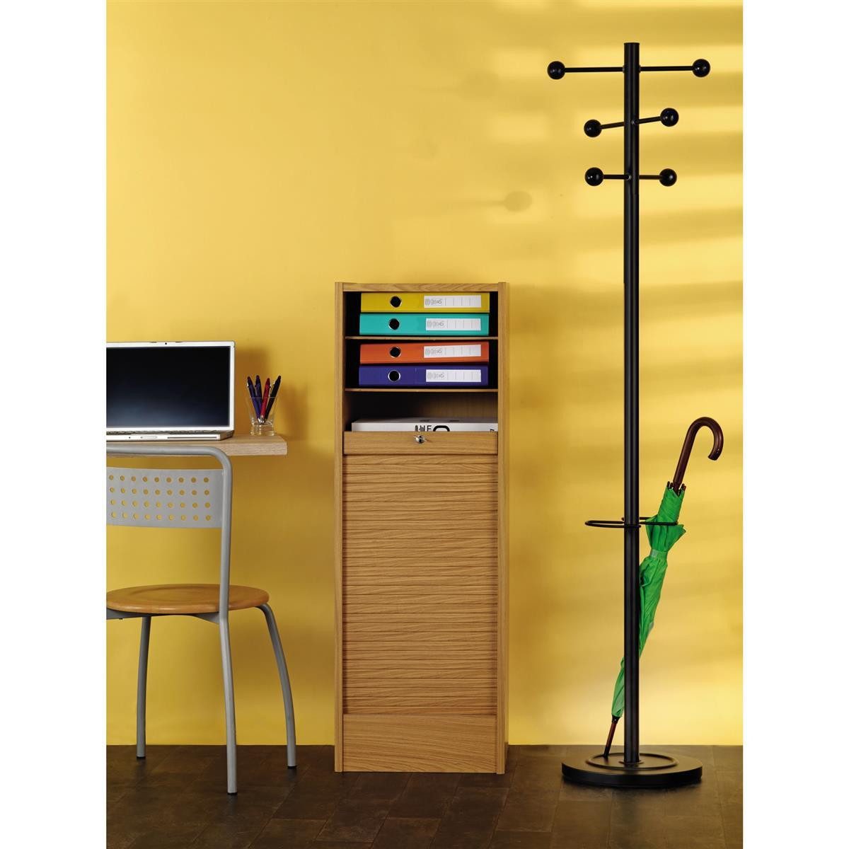 unilux Garderobenstange UNiLUX Garderobenständer "ACCESS", Höhe: 1.750 mm, schwarz