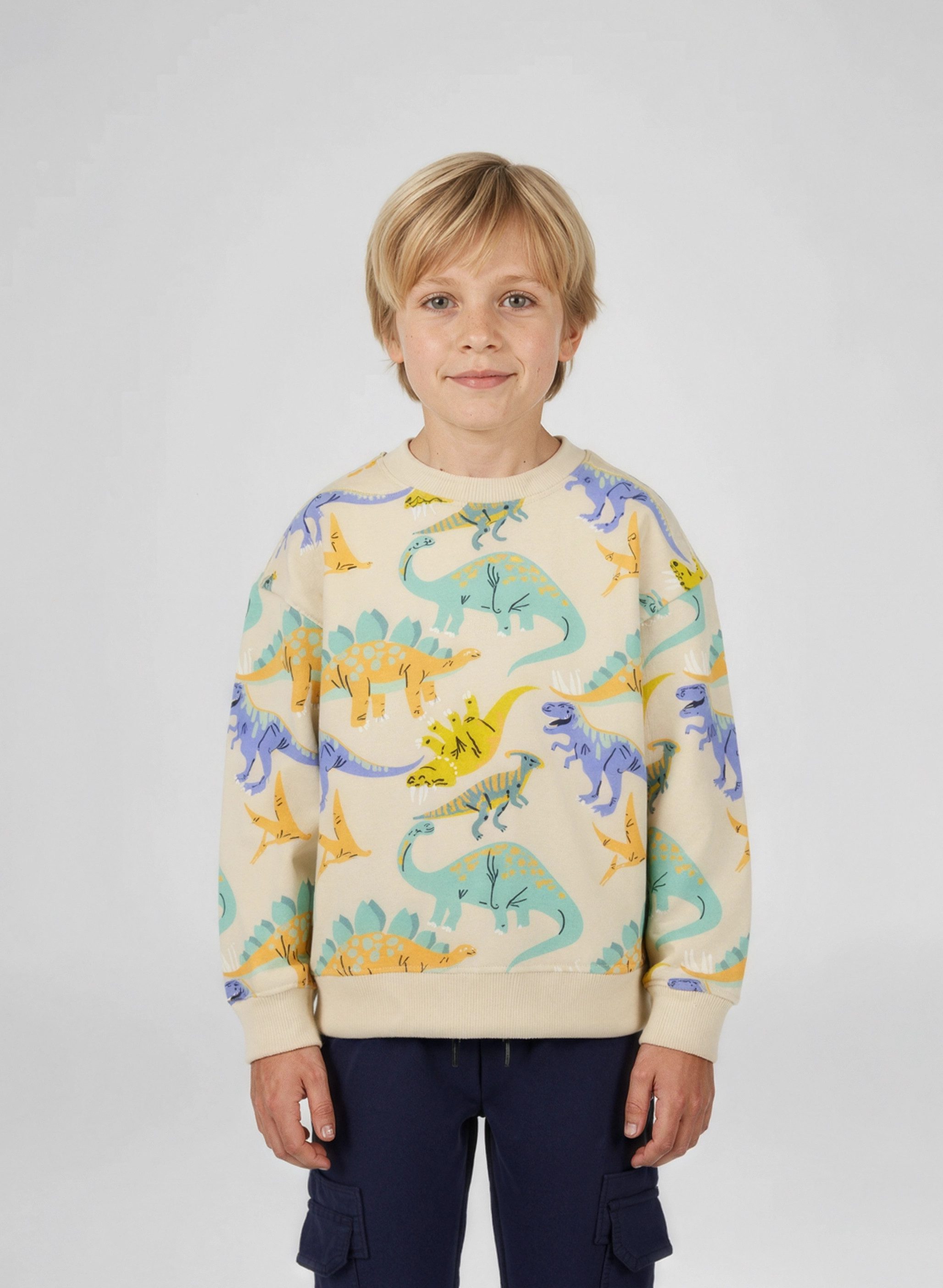 Blue Seven Sweatshirt mit tollen Dino-Motiven